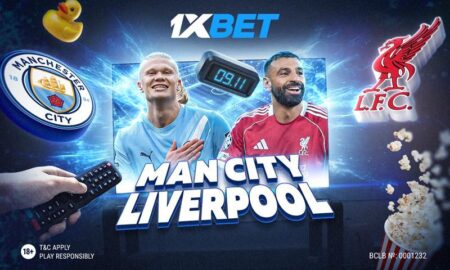Manchester City vs Liverpool: Be At The Center Of Epic Football Clash With 1xBet! 1xBet