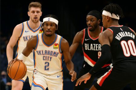 Thunder Host Blazers in Early Season Western Showdown Thunder Host Blazers in Early Season Western Showdown