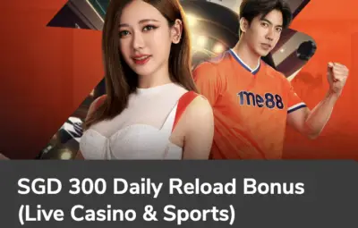 me88 singapore promotions, me88 daily reload bonus, me88 casino review